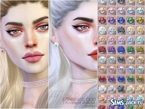 Серьги Diamond 4 Ya от Pralinesims