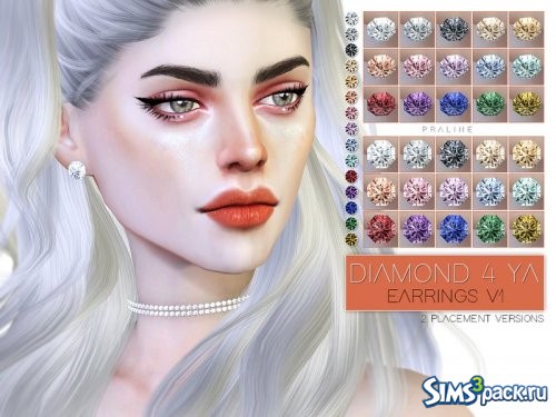 Серьги Diamond 4 Ya 