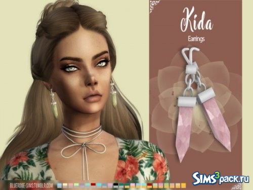 Серьги Kida от BlueRose-sims