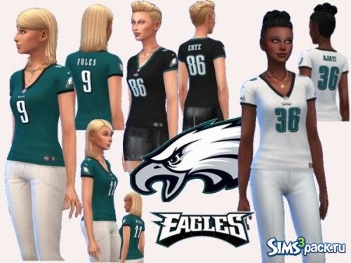 Женская футболка Philadelphia Eagles от RJG811