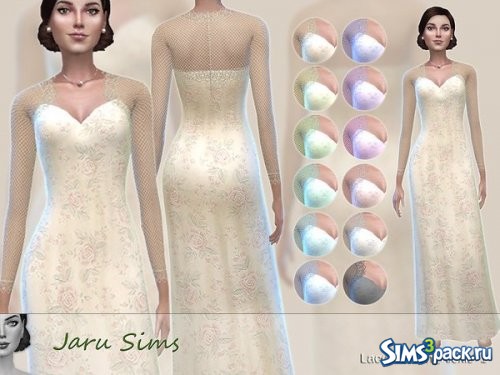 Кружевное вечернее платье Alexis 1 от Jaru Sims