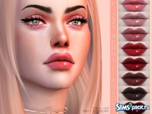 Блеск для губ Fizzy Berry от Pralinesims