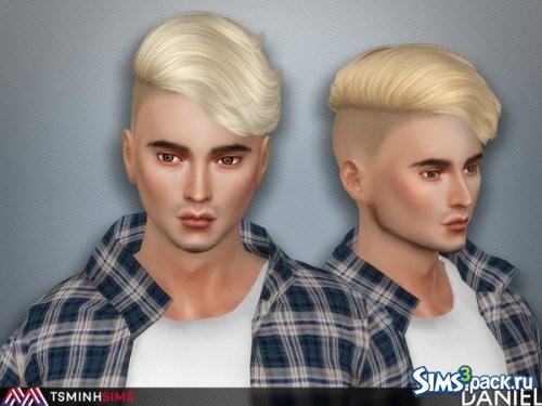 Прическа Daniel от TsminhSims