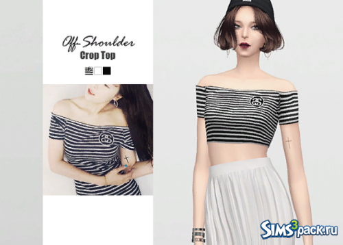 Кроп-топ Off-Shoulder от WAEKEY