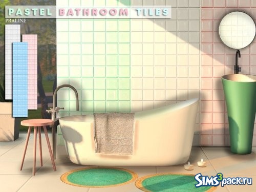 Плитка Pastel Bathroom от Pralinesims