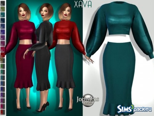 Платье Xava от jomsims