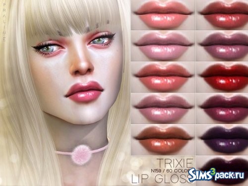 Блеск для губ Trixie от Pralinesims