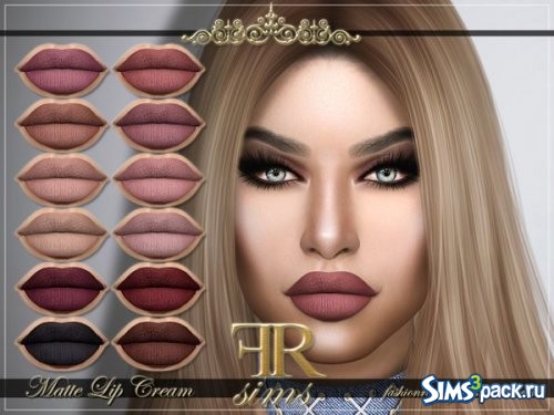 Помада Matte Lip Cream от FashionRoyaltySims