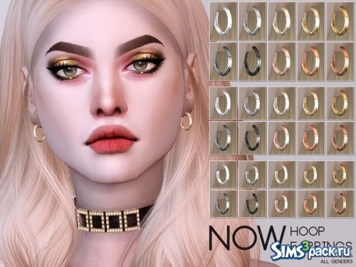 Серьги NOW от Pralinesims