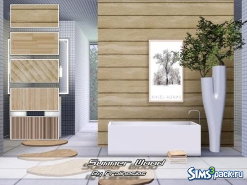 Настенное покрытие Summer Wood от Pralinesims