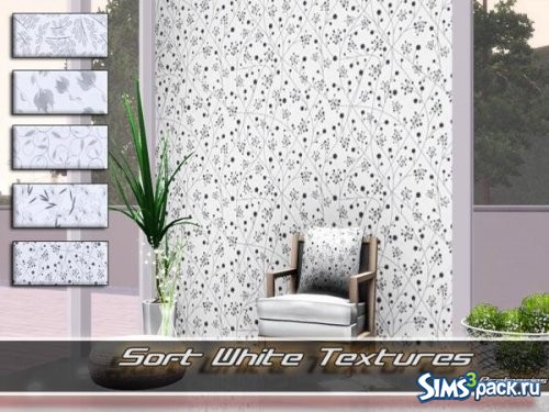 Текстуры Soft White от Pralinesims