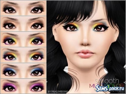 Тени для век Smooth Multicolor 1.0 от Pralinesims