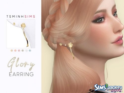 Серьга Glory от TsminhSims