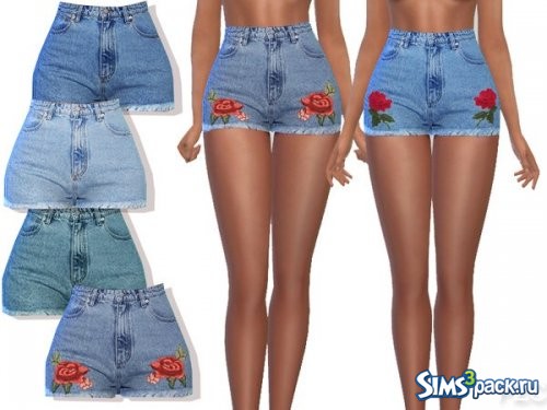 Шорты Summer Blue Denim Jeans от Pinkzombiecupcakes