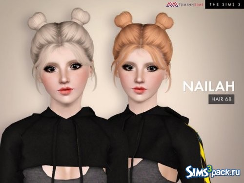 Прическа Nailah от TsminhSims