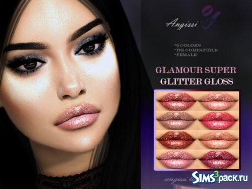 Помада GLAMOUR SUPER GLITTER от ANGISSI