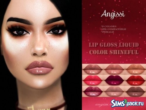 Блеск для губ Liquid Color Shineful от ANGISSI