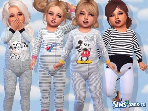 Коллекция Rainbow Onesies от Pralinesims