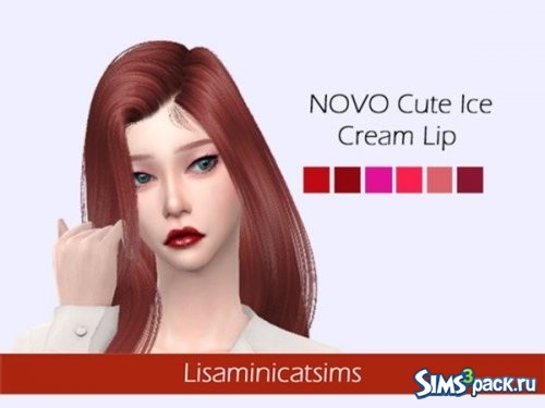 Помада LMCS NOVO Cute Ice от Lisaminicatsims