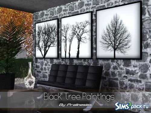 Картины Black Trees от Pralinesims