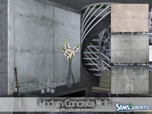 Настенное покрытие Modern Concrete от Pralinesims