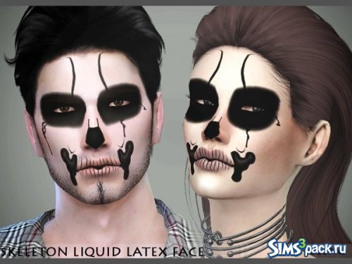 Грим Skeleton Liquid Latex от Seleng