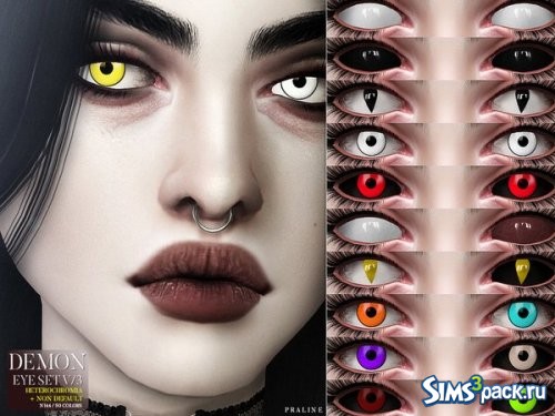 Линзы ND Demon Eyes V/3 от Pralinesims