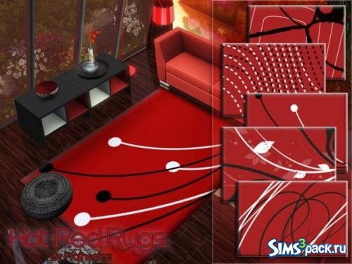 Ковры Hot Red от Pralinesims