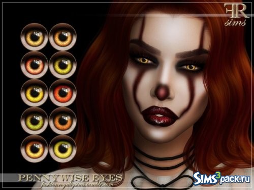 Линзы Pennywise от FashionRoyaltySims