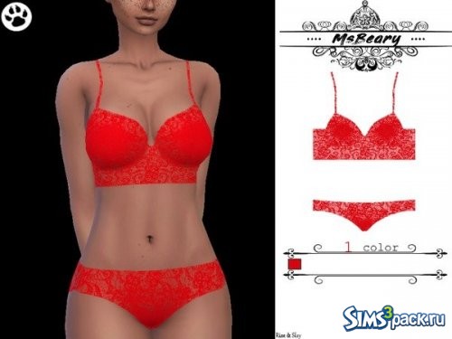 Нижнее белье Red Lace от MsBeary