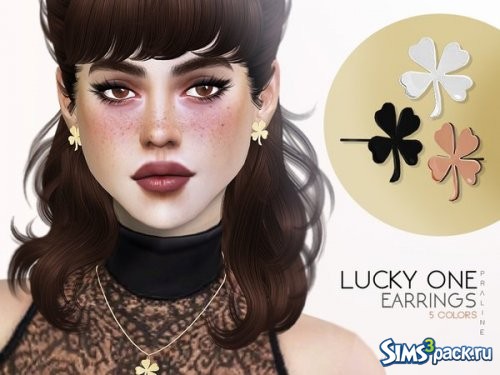 Серьги Lucky One от Pralinesims