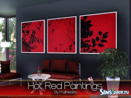 Картины Hot Red от Pralinesims