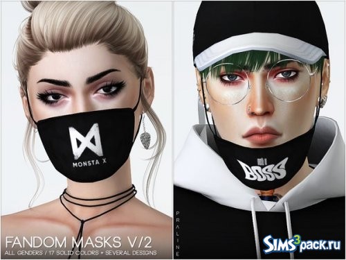 Маски Fandom V/2 от Pralinesims