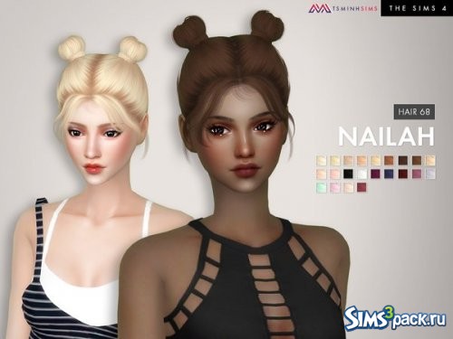 Прическа Nailah от TsminhSims