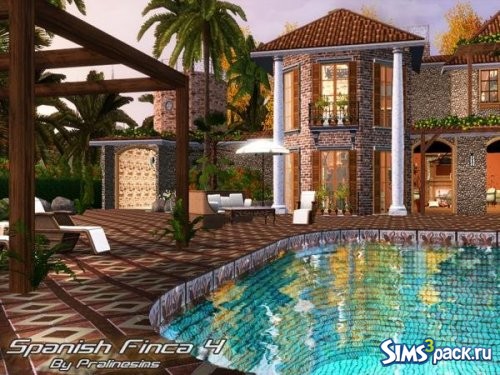 Дом Spanish Finca 4 от Pralinesims