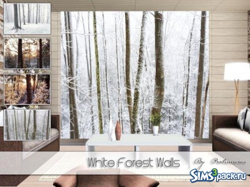 Постеры White Forest от Pralinesims