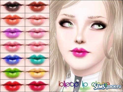 Блеск для губ Lollipop от Pralinesims