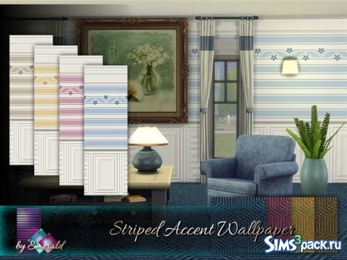 Обои Striped Accent от emerald