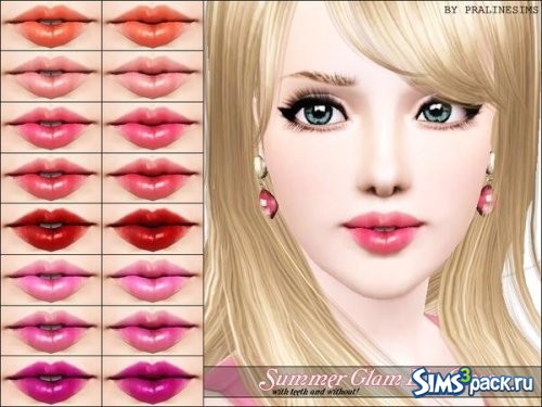 Блески для губ Summer Glam от Pralinesims