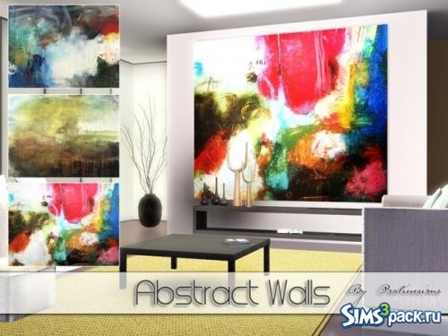 Постеры Abstract Walls от Pralinesims