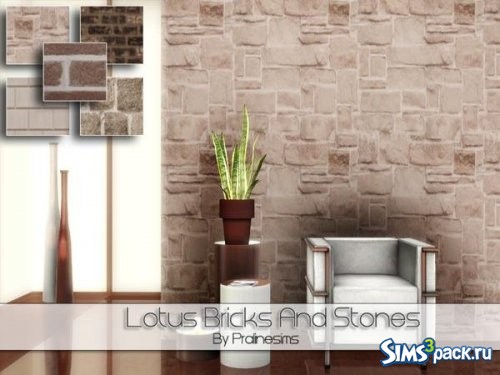 Текстуры Lotus Bricks and Stones от Pralinesims