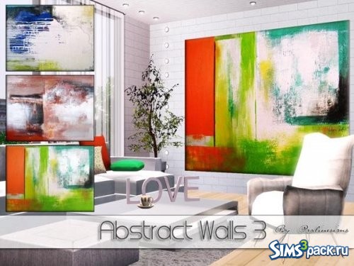 Картины Abstract Walls 3 от Pralinesims