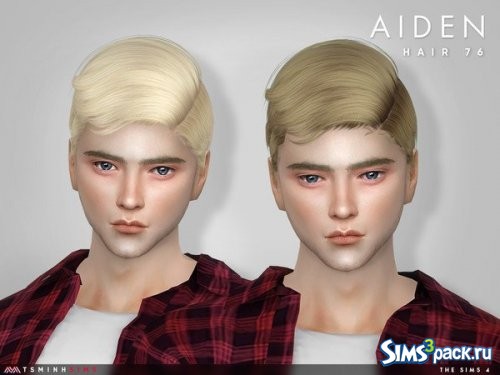 Прическа Aiden от TsminhSims