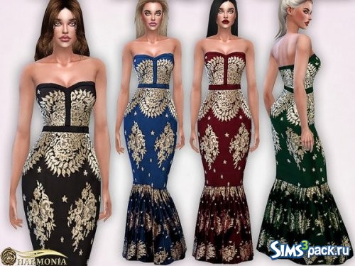 Платье Mermaid Lace Embroidery Prom от Harmonia