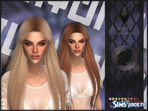 Прическа Minty от Nightcrawler Sims