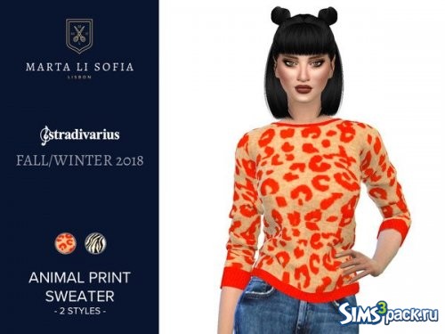 Свитер Stradivarius Animal Print от martalisofia