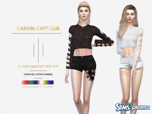 Кроп - топ Sexy sweater от carvin captoor