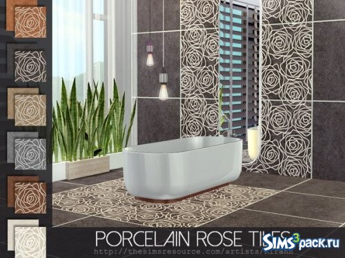 Плитка Porcelain Rose от Rirann