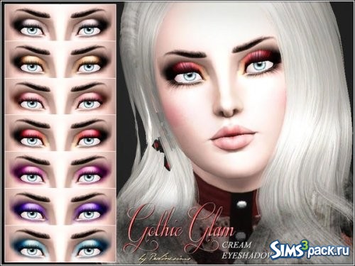 Тени для век Gothic Glam Cream от Pralinesims