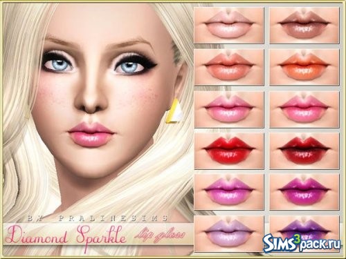 Блеск для губ Diamond Sparkle от Pralinesims